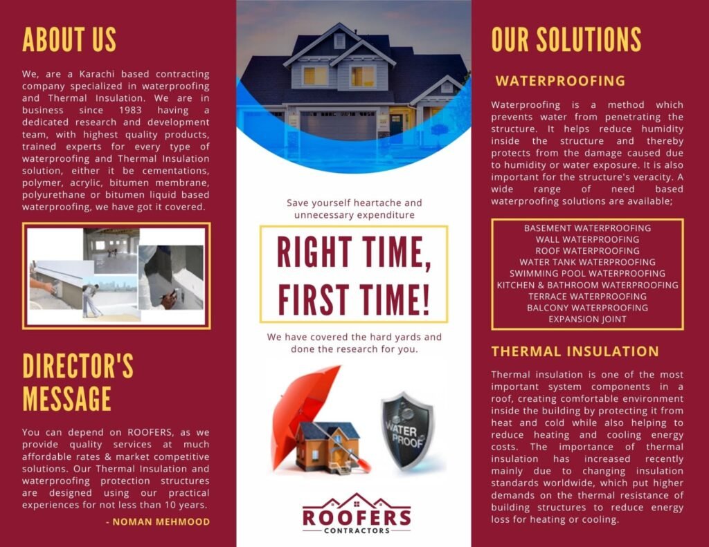 Waterproofing Brochure Page 2