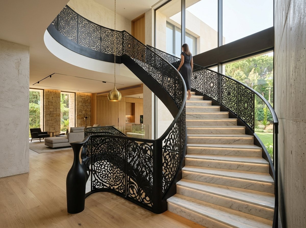 CNC Staircase Railing